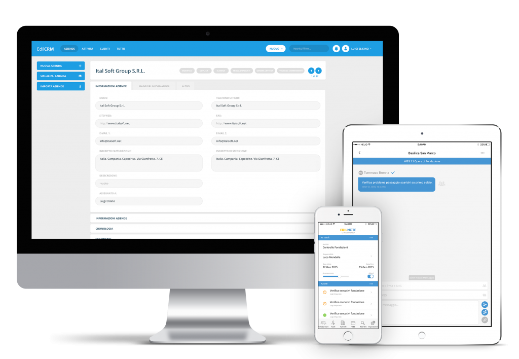 EdilChat gestione progetti e commessa